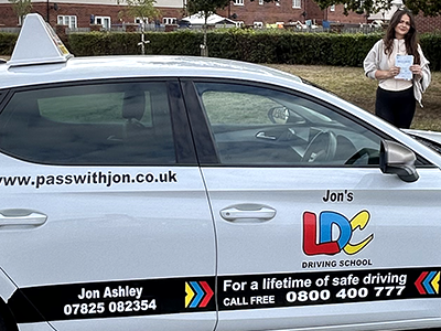 Megan Taylor's Driving Test Pass Testimonial