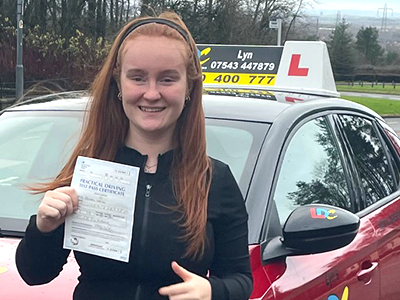 Rachael Hamill's Driving Test Pass Testimonial