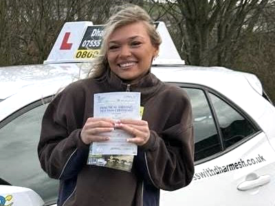 Jasmine Lupton's Driving Test Pass Testimonial