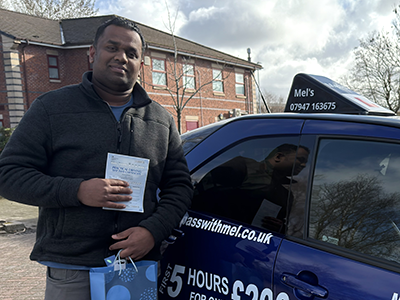 Arun Paruthappara's Driving Test Pass Testimonial