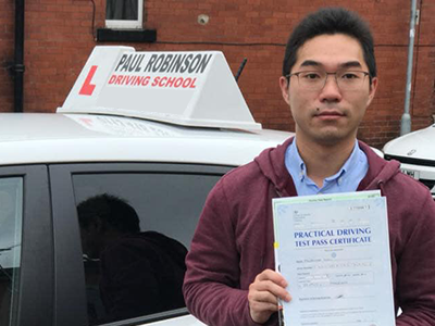 Mingzhao Z's Driving Test Pass Testimonial