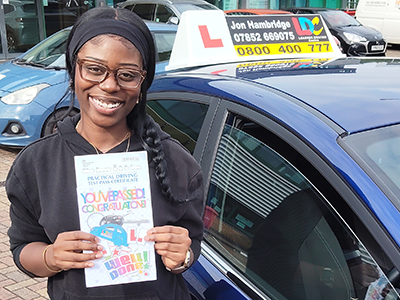 Jasmin Bennet's Driving Test Pass Testimonial