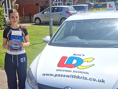 Tegan Gidman 's Driving Test Pass Testimonial