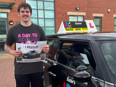 Erik Wombwell's Driving Test Pass Testimonial