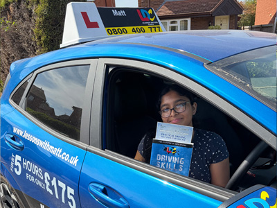 Alyssia Kaur Gill's Driving Test Pass Testimonial