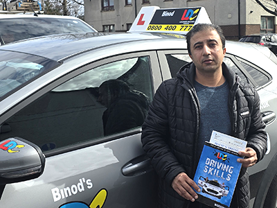 Basit Hafeez's Driving Test Pass Testimonial