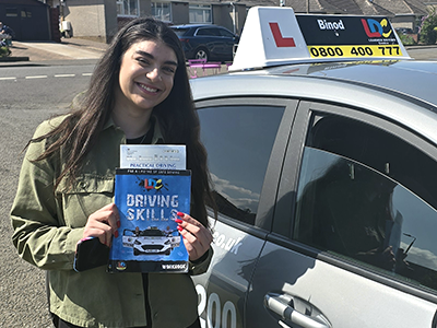 Jessika Galkantaite's Driving Test Pass Testimonial