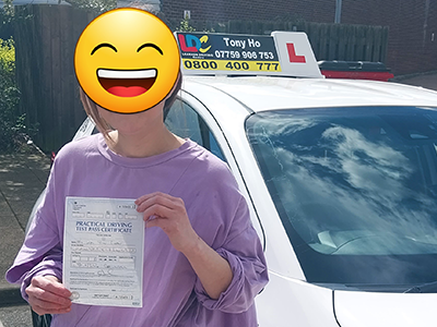 Vicky's Driving Test Pass Testimonial