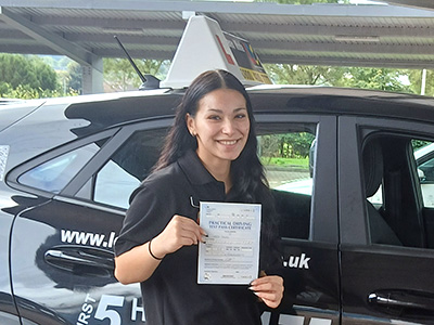 Serra's Driving Test Pass Testimonial