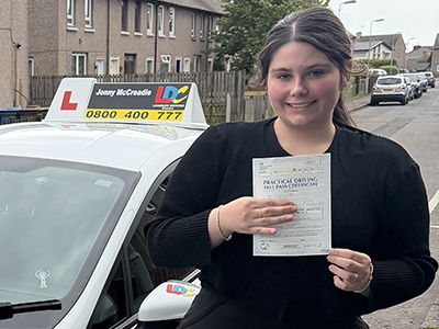 Paris Doyle's Driving Test Pass Testimonial