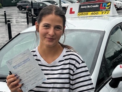 Isla 's Driving Test Pass Testimonial