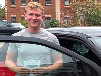 Adam Homer's Driving Test Pass Testimonial