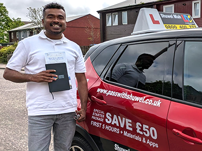 Agalakada Pagngnarama's Driving Test Pass Testimonial