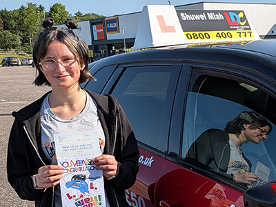 Sophie Duncan's Driving Test Pass Testimonial