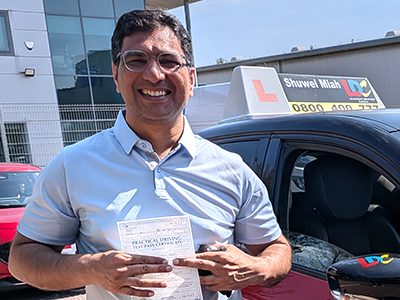 Muhammad Sarfraz Arshad's Driving Test Pass Testimonial