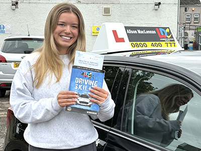 Mia Ruthven's Driving Test Pass Testimonial