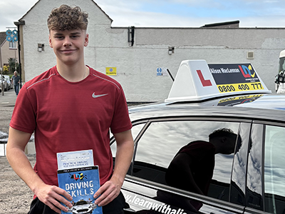 Thomas Hook's Driving Test Pass Testimonial