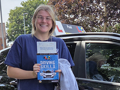 Jess Pascoe's Driving Test Pass Testimonial