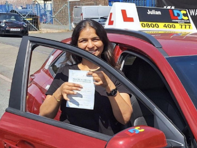 Heena Karwal's Driving Test Pass Testimonial