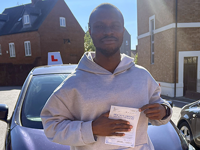 Emmanuel Omeje's Driving Test Pass Testimonial