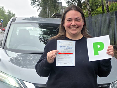 Paula Wilkie's Driving Test Pass Testimonial